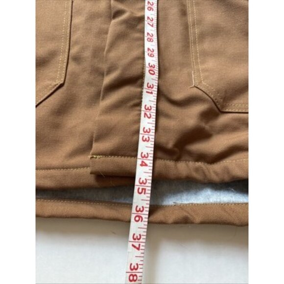 Bulwark Flame Resistant Heavyweight Brown Duck Lined Bomber Jacket FR 3XL - Picture 8 of 8